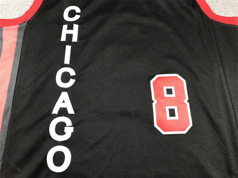 Men's Chicago Bulls Zach LaVine Black 2023/24 Swingman Jersey - City Edition