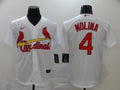 Men's St. Louis Cardinals Yadier Molina Majestic Jersey White