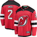 Men's New Jersey Devils Brendan Smith Red Player Game Jersey