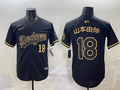 Men's Los Angeles Dodgers Yoshinobu Yamamoto Black Team Game Jersey