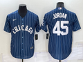 Men's Chicago White Sox Michael Jordan Blue Replica Baseball Jersey