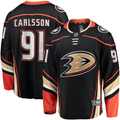 Men's Anaheim Ducks Leo Carlsson Black Home Breakaway Player Jersey