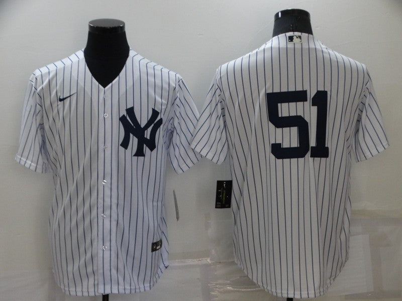 Men's New York Yankees Bernie Williams White Replica Player Name Jersey