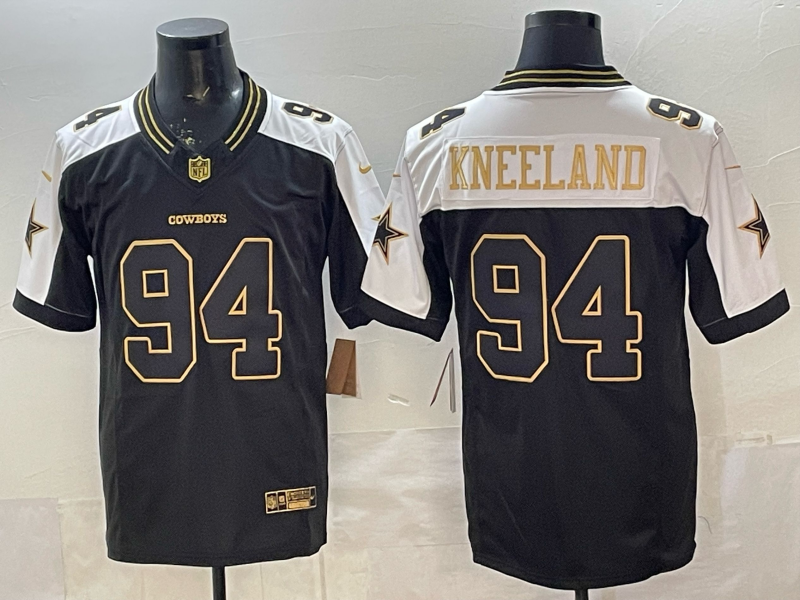 Men's Dallas Cowboys Drake Kneeland Black Player Jersey