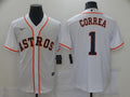Men's Houston Astros Carlos Correa White Replica Baseball Jersey