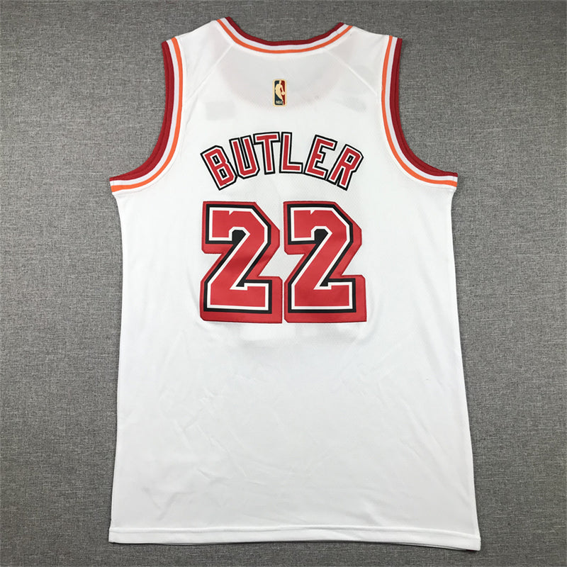 Men's Miami Heat Jimmy Butler White 2022/23 Swingman Jersey - Classic Edition