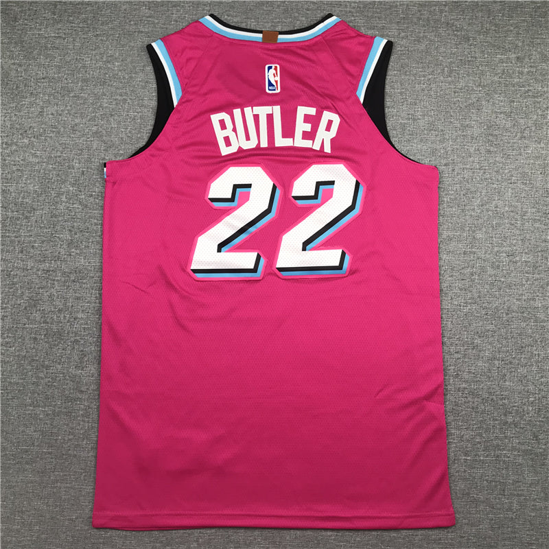 Men's Miami Heat Jimmy Butler NBA Pink Swingman Jersey