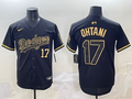 Men's Los Angeles Dodgers Shohei Ohtani Black Alternate Team Player Jersey