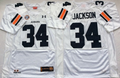 Men's Auburn Tigers Bo Jackson White Player Game Jersey