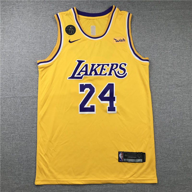 Men's Kobe Bryant Los Angeles Lakers NBA Classics Retro Jersey - Yellow