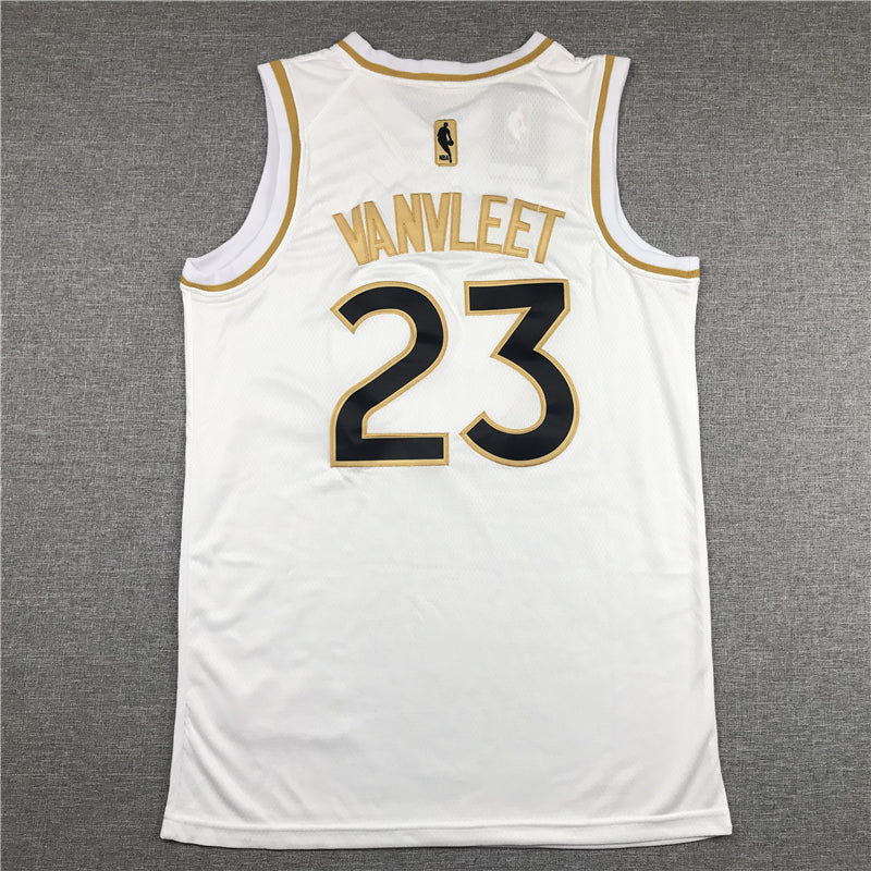Men's Toronto Raptors Fred VanVleet White Swingman Player Jersey