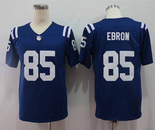 Men's Indianapolis Colts Eric Ebron Blue Game Player Jersey