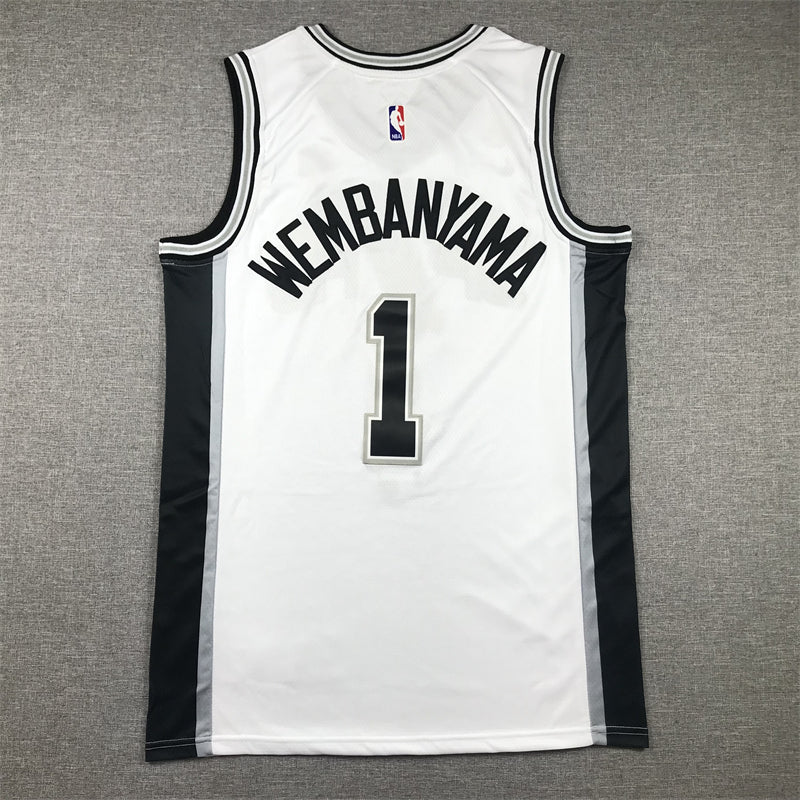 Men's San Antonio Spurs Victor Wembanyama White 2022/23 Swingman Jersey - Association Edition