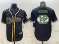 Men's Green Bay Packers Aaron Rodgers Black Player Jersey Joint Edition