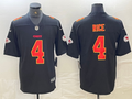 Men's Kansas City Chiefs Rashee Rice Black Fashion Game Jersey