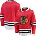 Men's Chicago Blackhawks Fanatics Red Blank Jersey