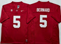 Men's Alabama Crimson Tide Germie Bernard Red Player Game Jersey