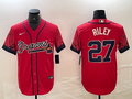 Men's Atlanta Braves Austin Riley Red Player Jersey