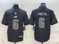 Men's Philadelphia Eagles DeVonta Smith Black RFLCTV Limited Jersey