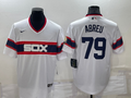 Men's Chicago White Sox Jose Abreu White Stitched Jersey