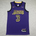 Men's Los Angeles Lakers Anthony Davis Purple NBA Swingman Jersey