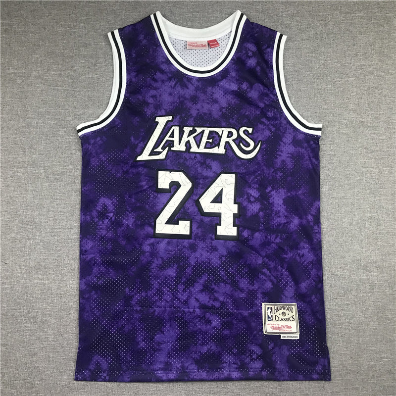 Men's Los Angeles Lakers Kobe Bryant Purple Galaxy Swingman Jersey