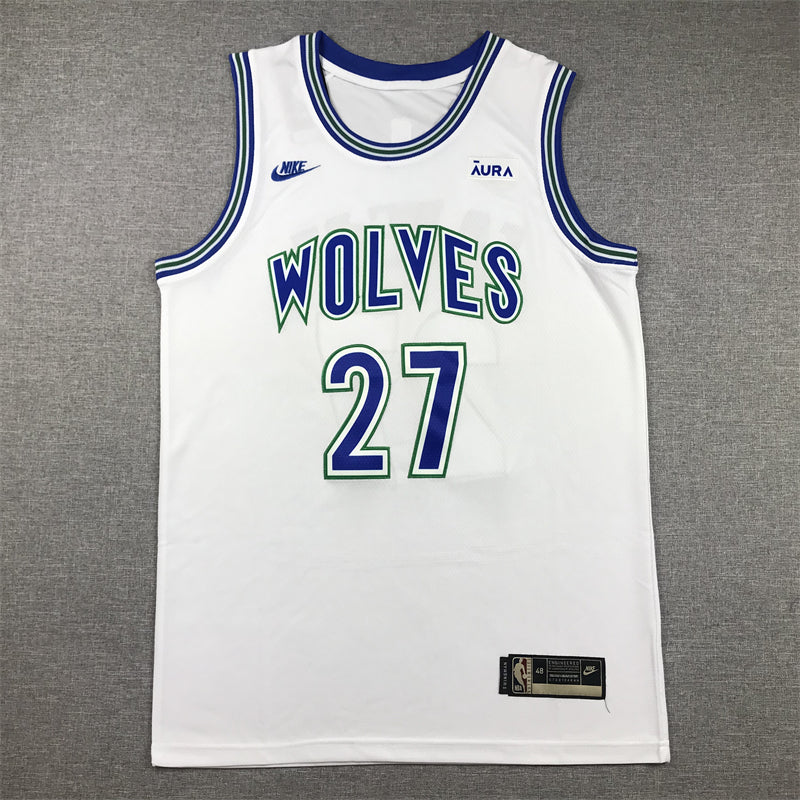 Men's Minnesota Timberwolves Rudy Gobert White Swingman Player Jersey