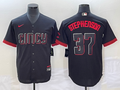 Men's Cincinnati Reds Tyler Stephenson Black 2023 City Connect Replica Player Jersey