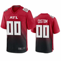 Men's Atlanta Falcons Red Alternate Custom Game Jersey