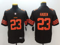 Men's Cleveland Browns Joe Haden Brown Game Player Jersey