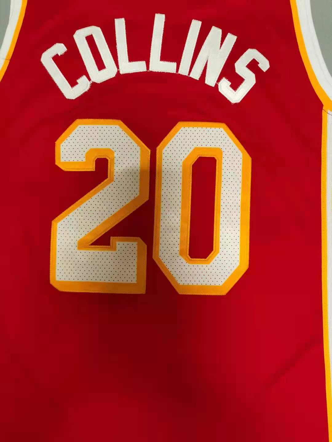 Men's Atlanta Hawks John Collins Red 2019/20 Swingman Jersey
