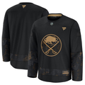 Men's Buffalo Sabres Fanatics Black 2024 Military Appreciation Practice Blank Jersey