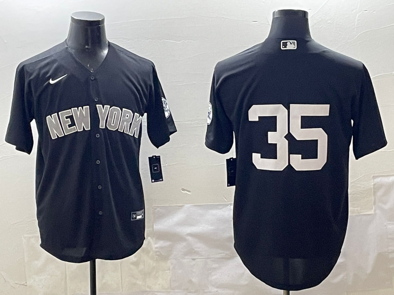 Men's New York Yankees Cody Bellinger Black Replica Team Jersey