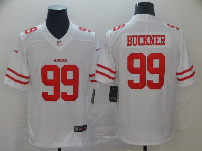 Men's San Francisco 49ers DeForest Buckner White Game Player Jersey