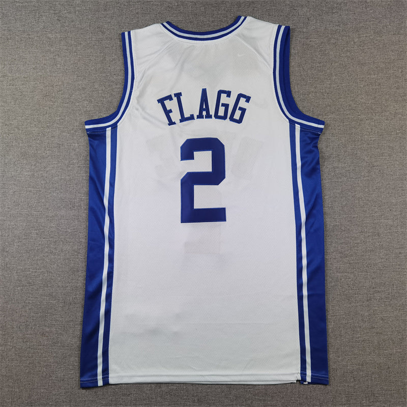 Men's Duke Blue Devils Cooper Flagg White Replica Basketball Jersey