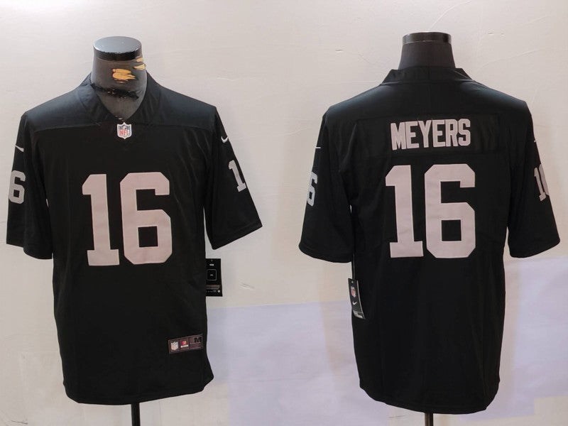 Men's Las Vegas Raiders Jakobi Meyers Black Game Jersey