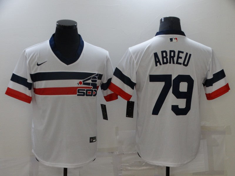 Men's Chicago White Sox Jose Abreu White Alternate Game Jersey
