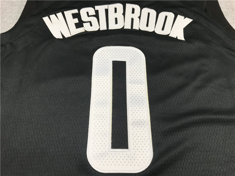 Men's Houston Rockets Russell Westbrook NBA Black Classics Swingman Jersey