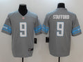 Men's Detroit Lions Matthew Stafford Gray Game Jersey