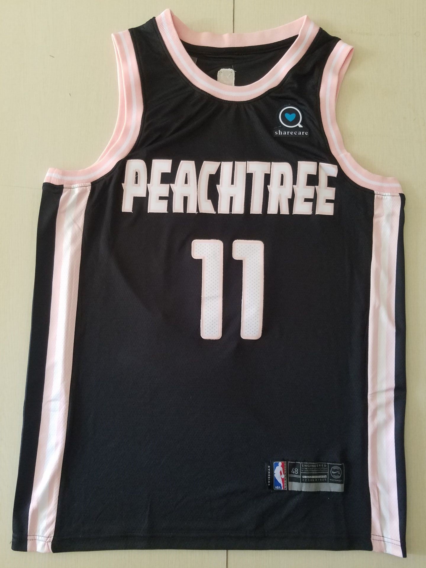 Men's Atlanta Hawks Trae Young NBA Black Swingman Jersey