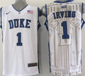 Men's Duke Blue Devils Kyrie Irving White Player Jersey