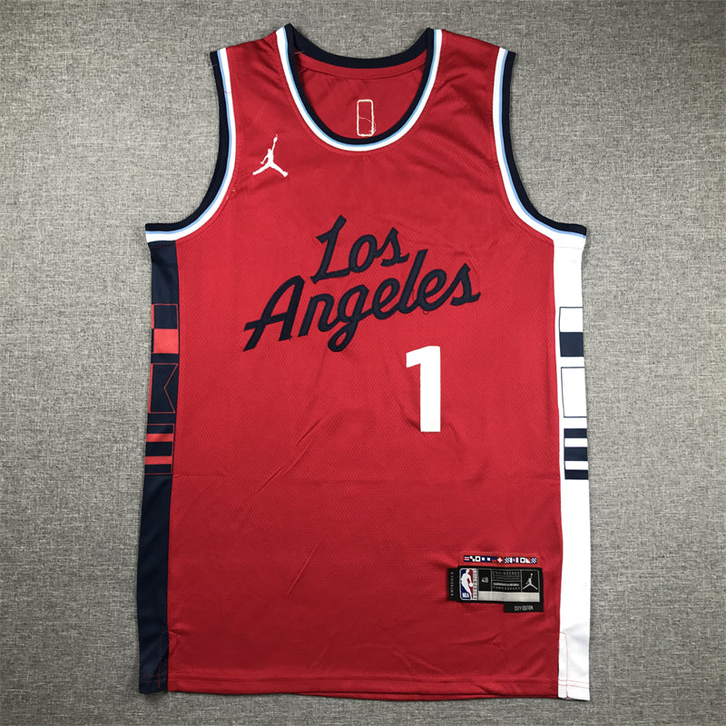Men's LA Clippers James Harden Red Swingman Player Jersey