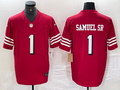 Men's San Francisco 49ers Deebo Samuel Sr Scarlet Alternate Vapor F.U.S.E. Limited Jersey