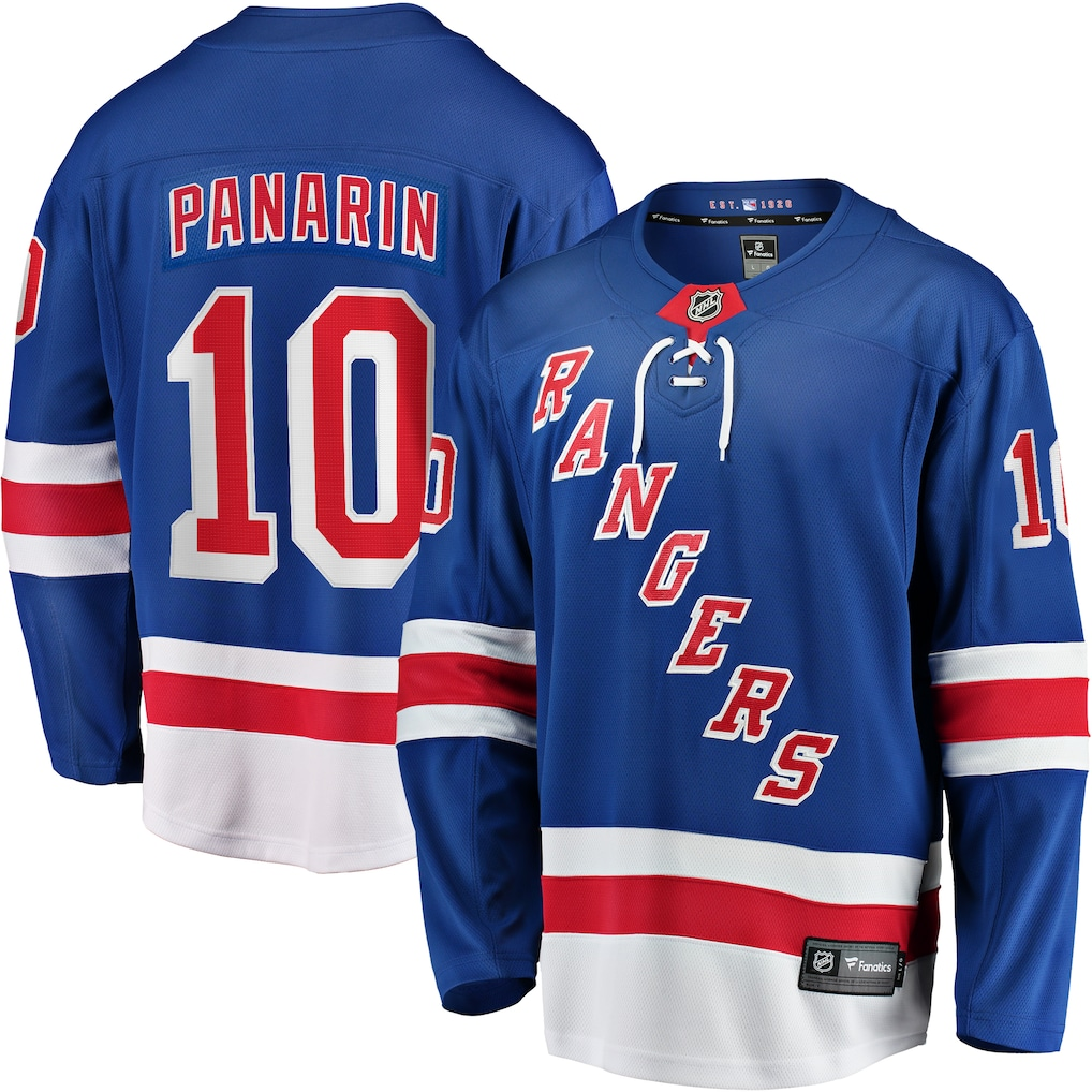 Men's New York Rangers Artemi Panarin Fanatics Blue Game Jersey