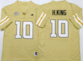 Men's Georgia Tech Football Haynes King Gold Player Jersey