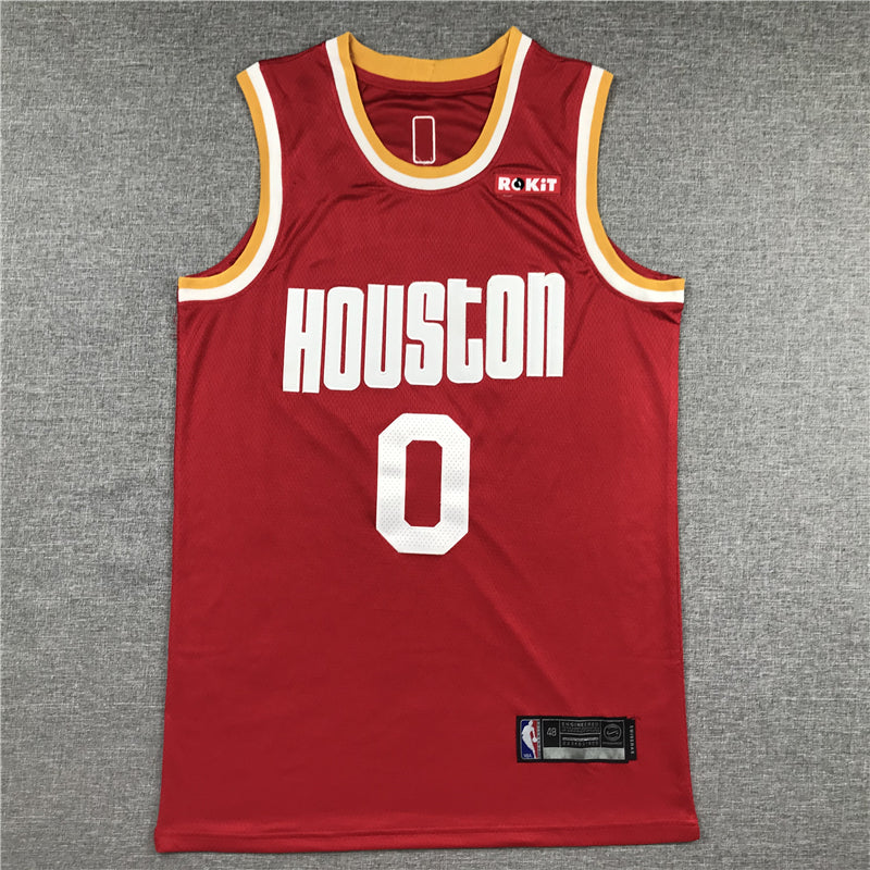Men's Houston Rockets Russell Westbrook NBA Classics Swingman Jersey - Retro Red