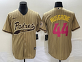 Men's San Diego Padres Joe Musgrove Tan Replica Player Jersey Joint Edition