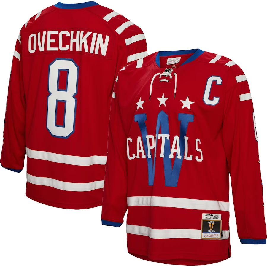 Men's Washington Capitals Alexander Ovechkin Red Player Jersey
