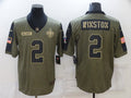 Men's New Orleans Saints Jameis Winston Brown Game Jersey