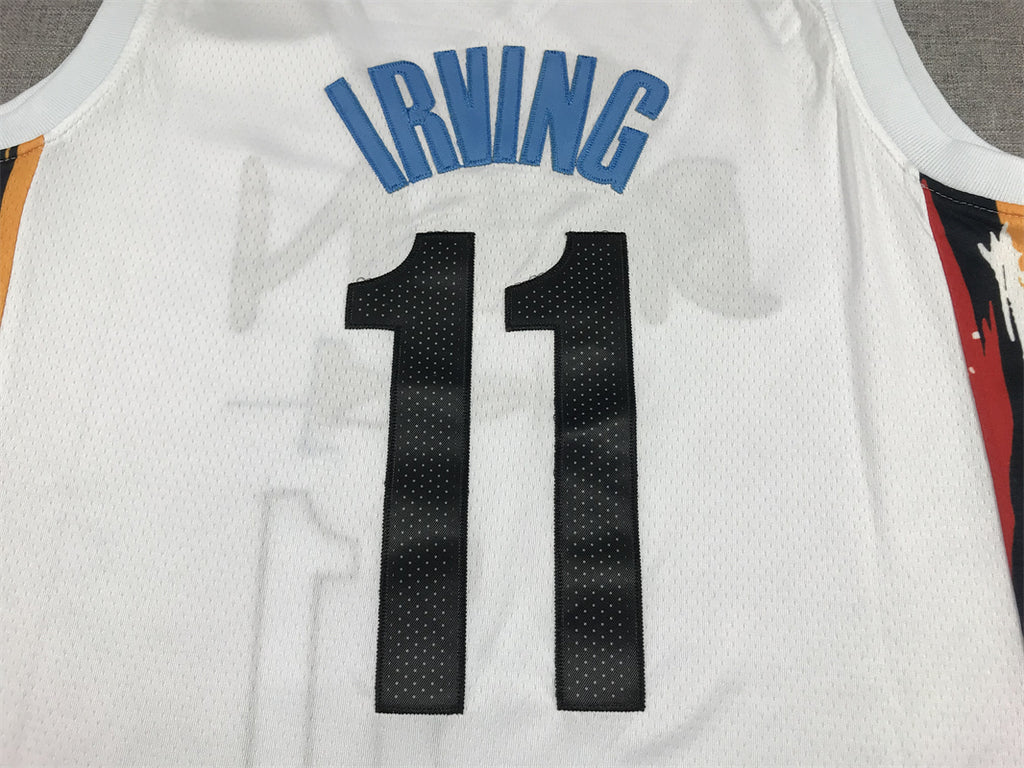Men's Brooklyn Nets Kyrie Irving White 2022/23 Swingman Jersey - City Edition